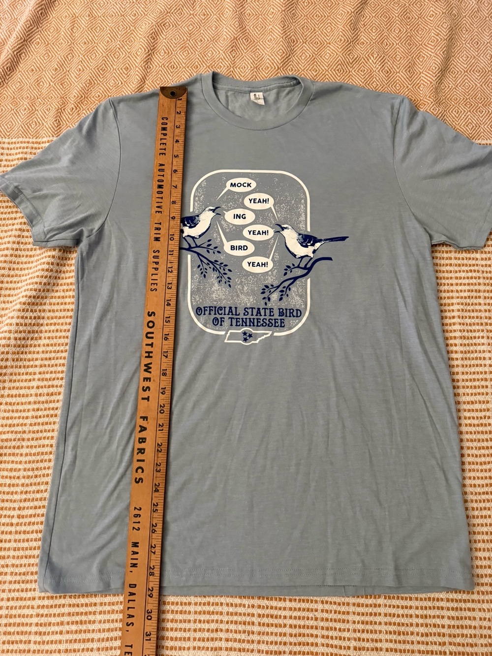 Women’s Short Sleeve Mockingbird Graphic Tee - State Bird of Tennessee - Picture 5 of 9